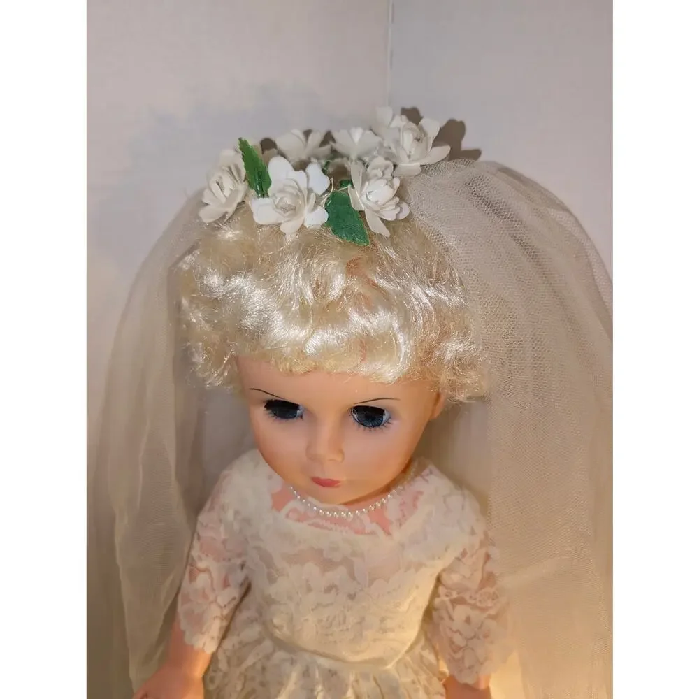 Vintage 23" Allied Eastern Bride Doll AE5 Original Outfit - Picture 3 of 8